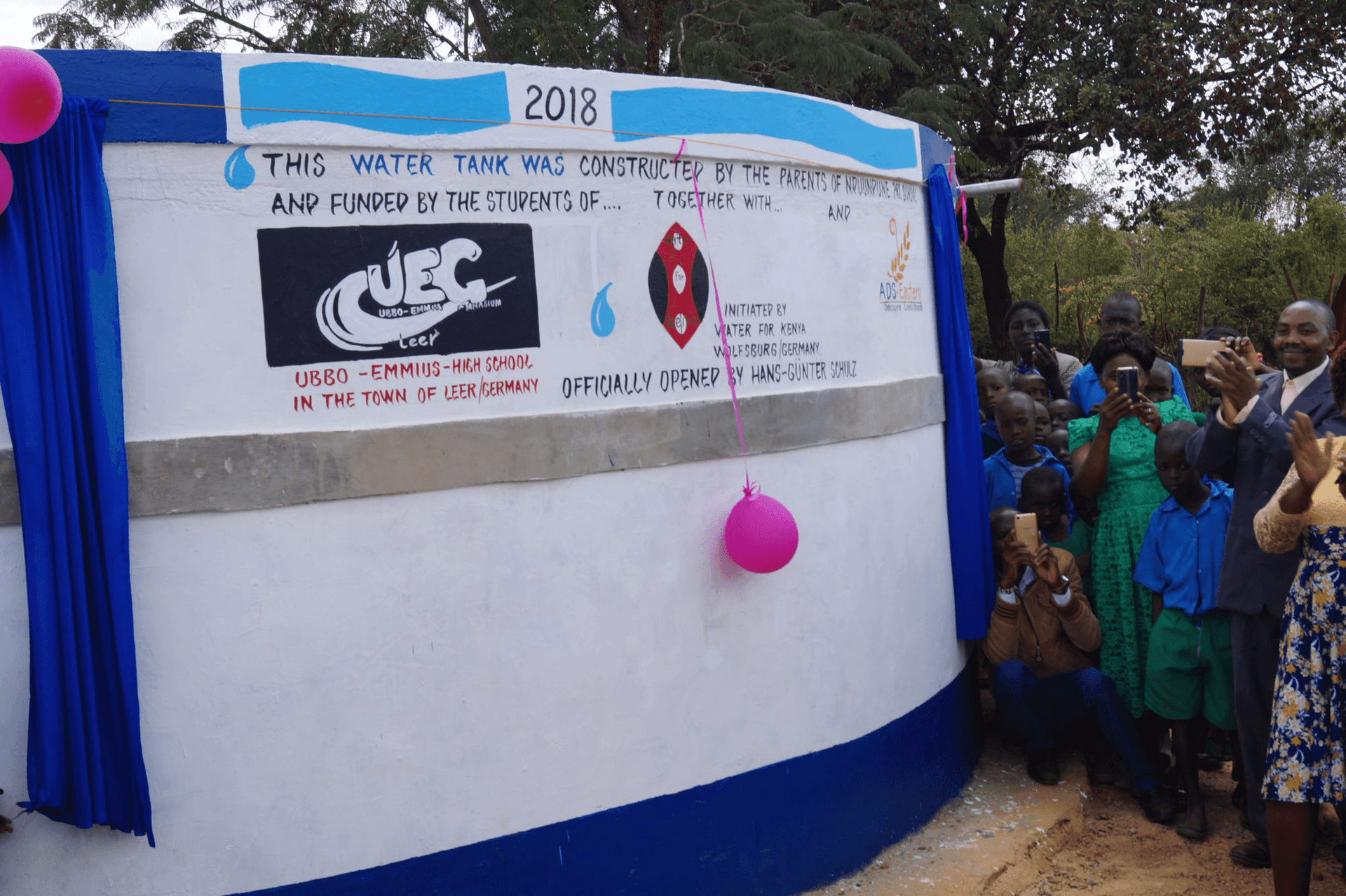Nduundune Primary School rainwater harvesting system, 2018