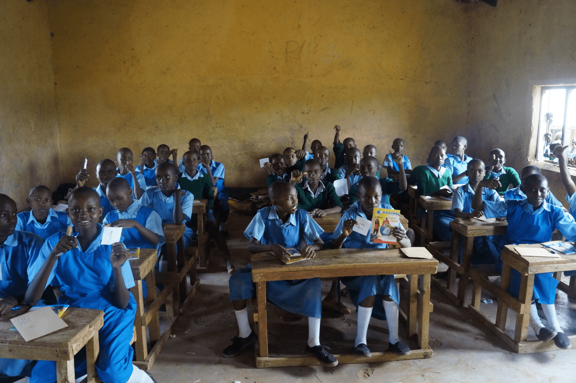 Classroom with students