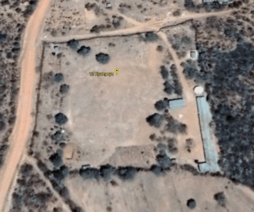 Aerial view of Kyanguyu Primary School