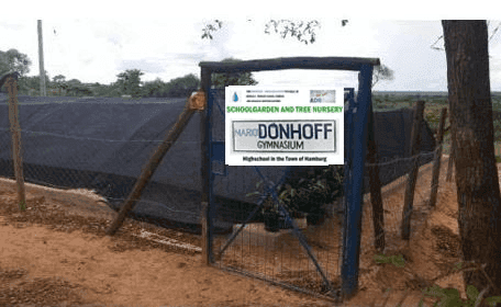 School garden at Mweleli Primary School